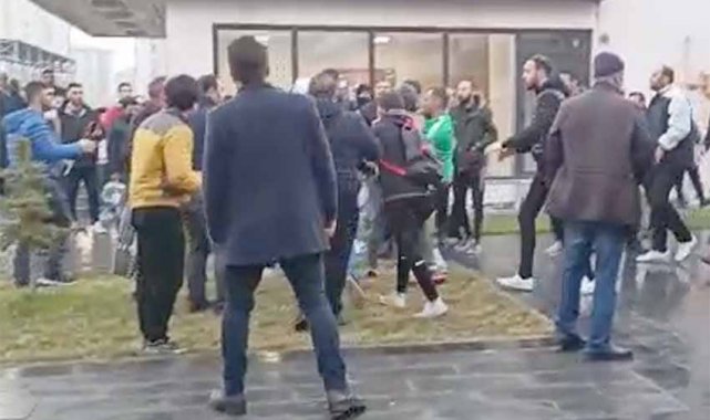 Maç sonu çıkan kavga güçlükle yatıştırıldı