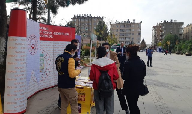 Mardin polisi tek tuşla şiddetin karşısında kadınların yanında