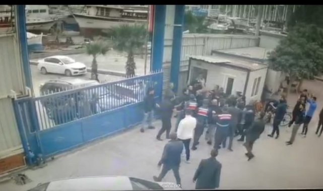 Marmaris'te meydan savaşı gibi ortaklık kavgası