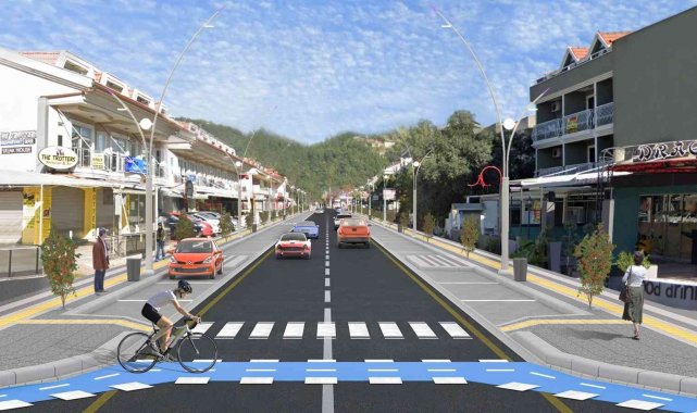 Marmaris'te Yunus Nadi Caddesi'nde ikinci etap çalışmaları başlıyor