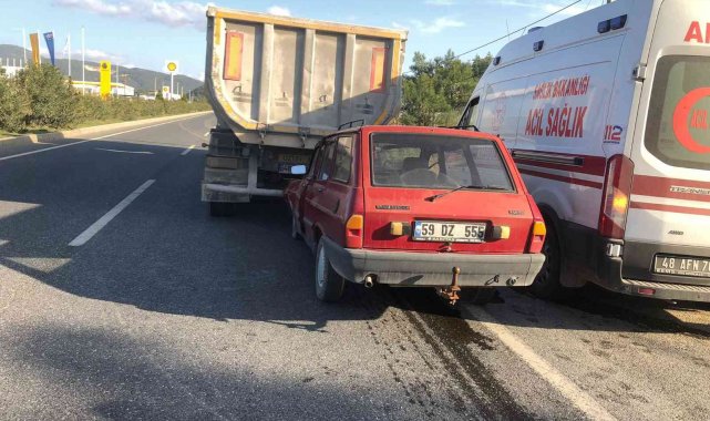 Menteşe'de trafik kazası: 1 yaralı