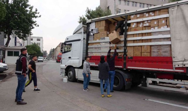 Mersin'de bir tırda bin litre etil alkol ele geçirildi