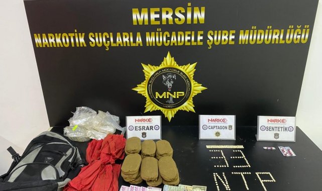 Mersin'de uyuşturucu operasyonu; 2 kişi tutuklandı