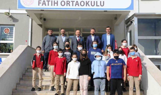 Müdür Başyiğit'ten öğrencilere: "Yılmadan, pes etmeden çalışarak başarıya ulaşmalısınız"