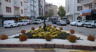 Müftülük caddesi peyzaj çalışması tamamlandı