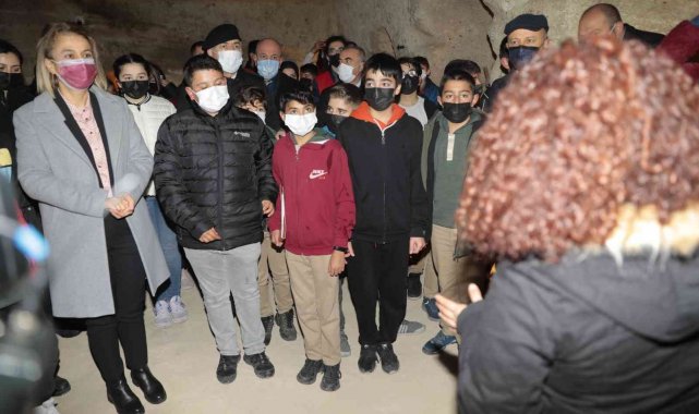 Nevşehir'de yaşayan öğrenciler Kayaşehir'i ilk defa gezdi