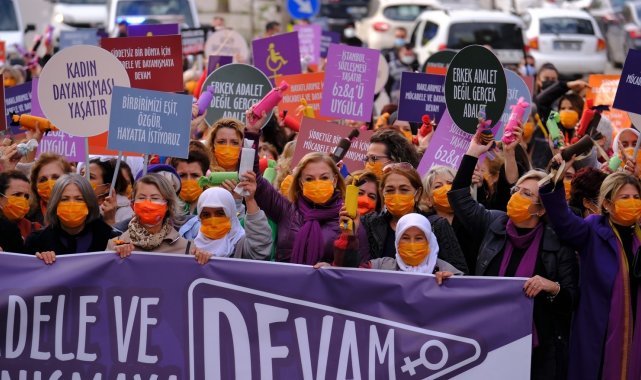 Nilüferli kadınlar şiddete karşı haykırdı