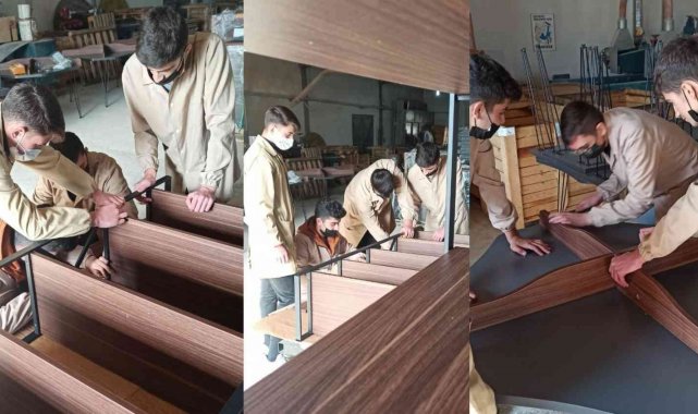 Okulların kitaplıkları bu okuldan çıkıyor