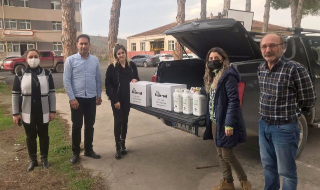 Organik tarıma destek için organik gübre dağıtımı yapıldı