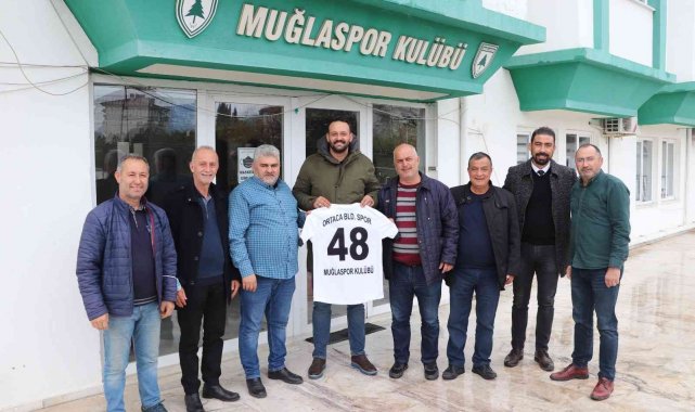 Ortaca Belediyespor yönetiminden Muğlaspor'a ziyaret