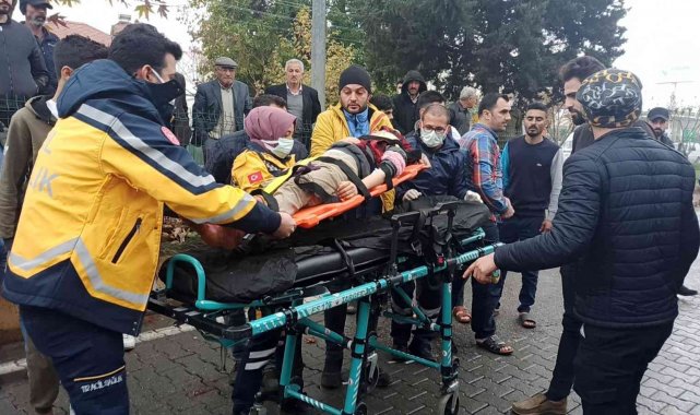 Otomobilin çarptığı 2 kardeş ağır yaralandı