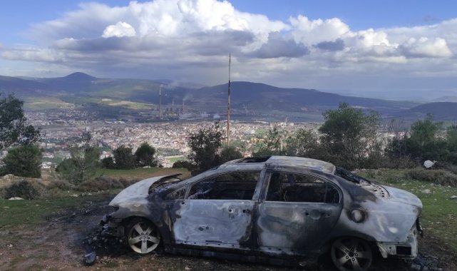 Otomobilini yaktı, 'psikolojim bozuk' dedi