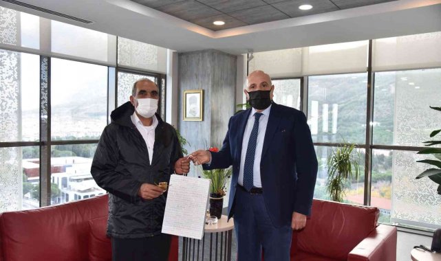 Personelin örnek davranışı ödüllendirildi