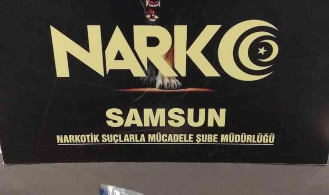 Samsun'da 1 kişi kokainle yakalandı