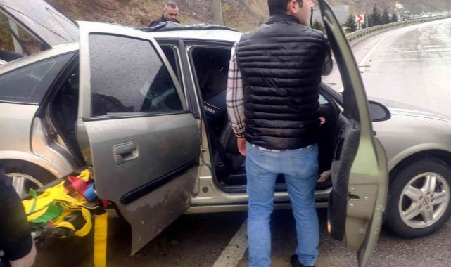 Samsun'da trafik kazası: 3 yaralı