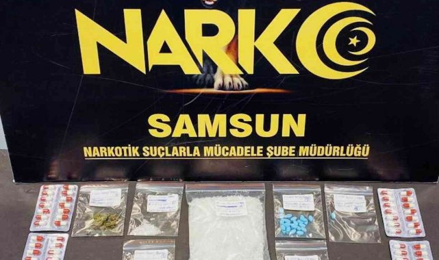 Samsun'da uyuşturucu ticaretinden 2 kişiye gözaltı