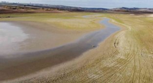 Sazlıdere Barajı dereye döndü: Su seviyesi yüzde 20 'ye düştü