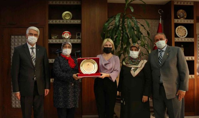 Şehit aileleri, Rektör Özkan ile bir araya geldi