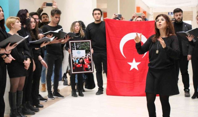 Şehit öğretmen Aybüke Yalçın, mezun olduğu NEÜ'de anıldı