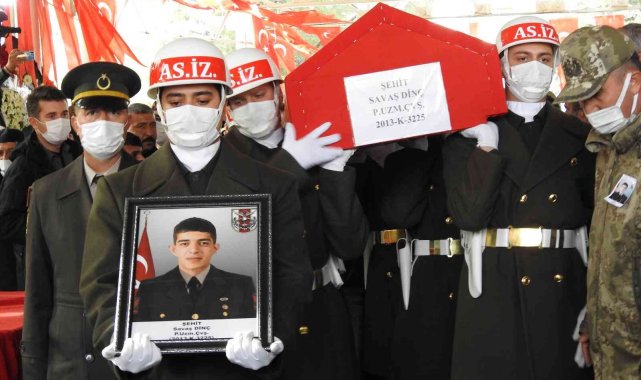 Şehit Uzman Çavuş Dinç son yolculuğuna uğurlandı