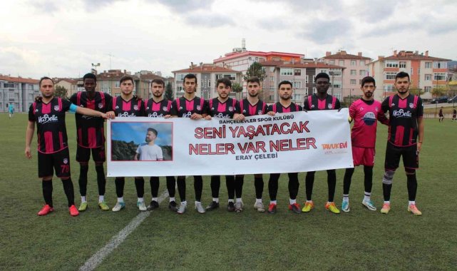 Selde kaybolan Eray için maça pankartla çıktılar