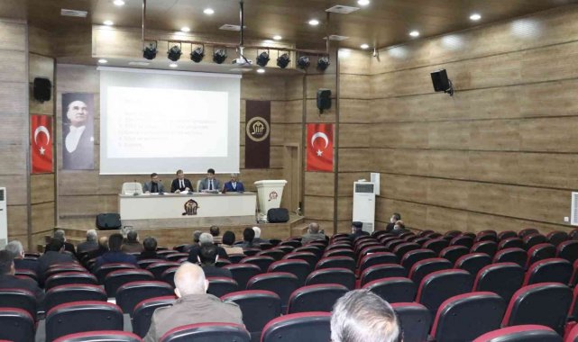 Siirt'te köylere hizmet götürme birliğinin bütçesi onaylandı