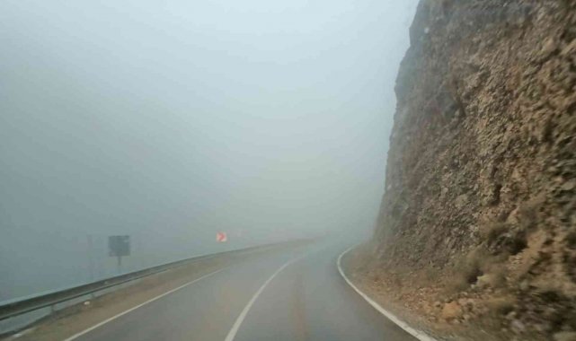 Sincik'te sis etkili oldu