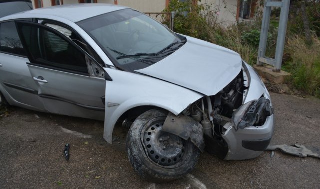 Sinop'ta trafik kazası 1 yaralı