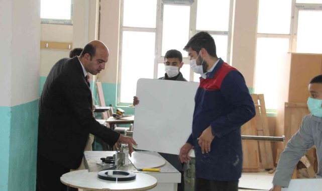 Şırnak Mesleki ve Teknik Anadolu Lisesi fabrika gibi çalışıyor