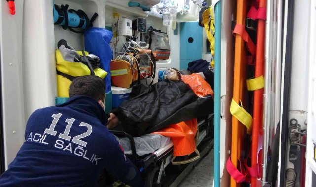 Sobadan sızan gazdan zehirlenen anne ve oğlu hastaneye kaldırıldı