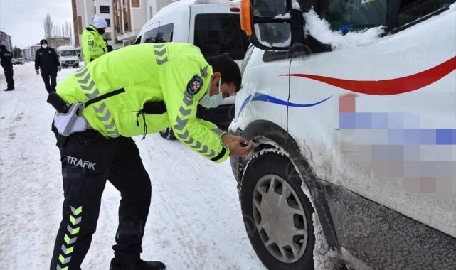 Şoförlere kış lastiği uyarısı