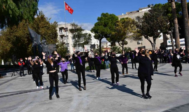 Söke Kadın Meclisi dans ederek kadına şiddeti kınadı