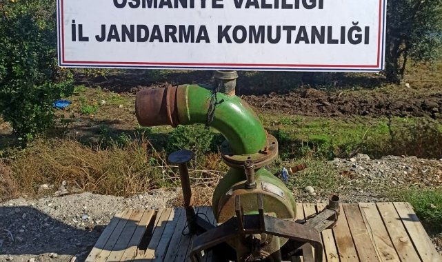 Su motoru çalan hırsızlık şüphelileri yakalandı