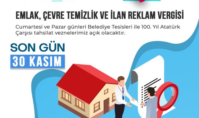 Tarsus'ta vezneler hafta sonu da açık