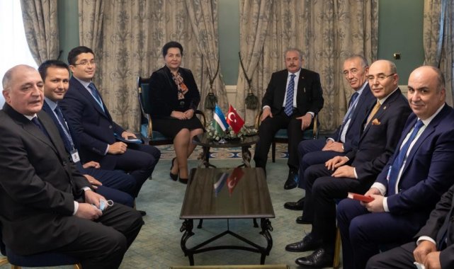 TBMM Başkanı Şentop, Özbekistan Senato Başkanı Narbayeva ile görüştü