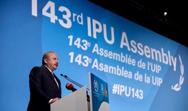 TBMM Başkanı Şentop, PAB 143. Genel Kuruluna katıldı