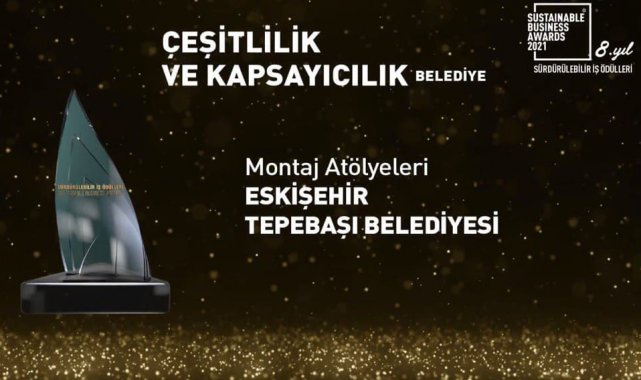 Tepebaşı Belediyesi'ne 'Çeşitlilik ve Kapsayıcılık' ödülü