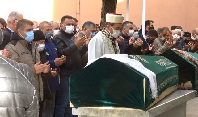 Trafik kazasında hayatını kaybeden karı-koca yan yana toprağa verildi