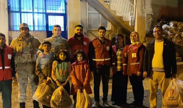 Türk Kızılay'ından Çüngüş'e gönül köprüsü