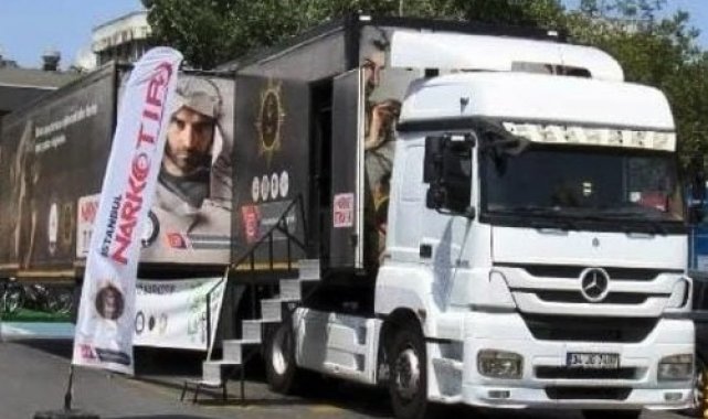 Uyuşturucu konusunda vatandaşlar bu tırda bilgilendirilecek