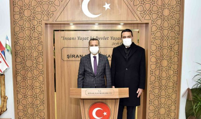 Vali Taşbilek Şiran ilçesinde incelemelerde bulundu