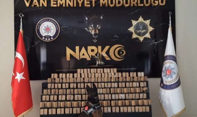 Van'da 53 kilo 851 gram eroin ele geçirildi