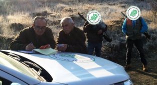 Yasadışı avlanan 4 avcıya ceza