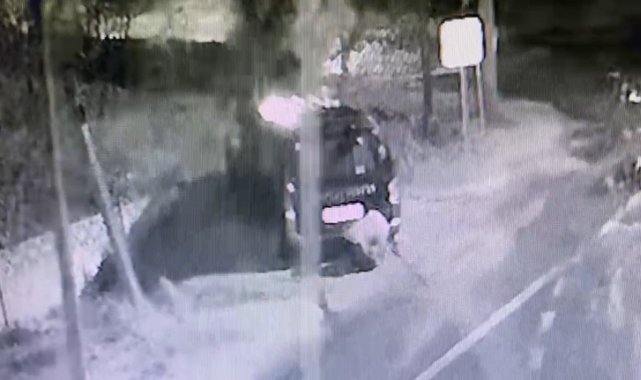 Yolda kaldı diye yardım ettiler, gerçeği güvenlik kameraları ortaya çıkardı