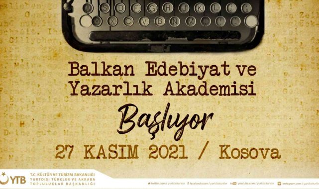 YTB'den Balkanlar'da yazarlık akademisi