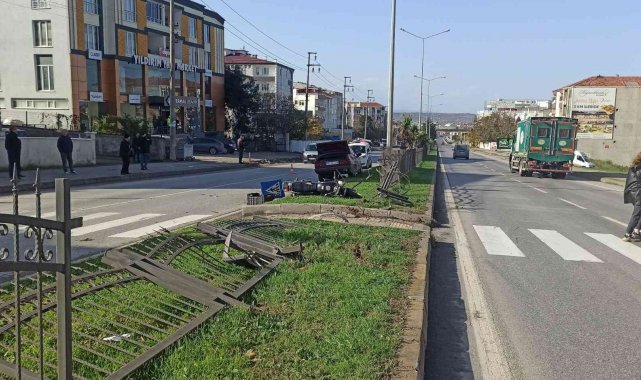 Zincirleme kazada 2 kişi yaralandı