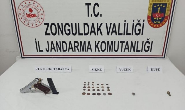 Zonguldak'ta tarihi eser operasyonu: 1 gözaltı
