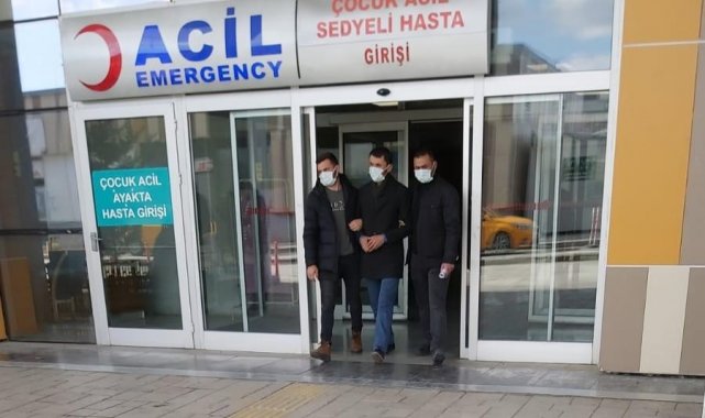 10 yıl hapis cezasıyla aranan şahıs hastane randevusuna giderken yakalandı