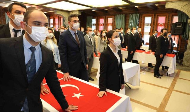 114 aday memur yemin ederek asaletini aldı