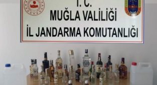 147 litre kaçak alkol yakalandı.